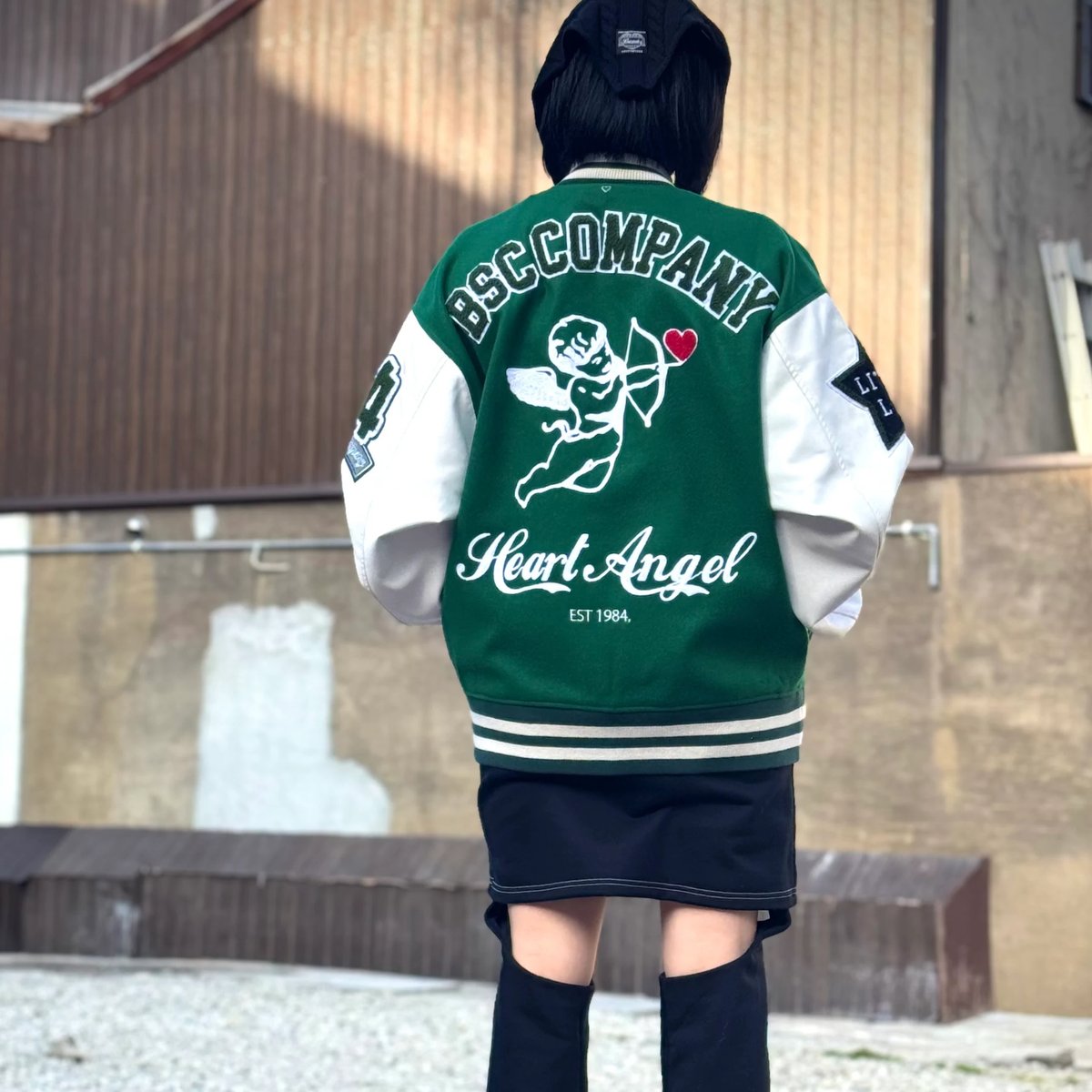 BASICKSスタジアムジャンパー新品未使用‼️ BASICKS - 【25SS】ヴィンテージ ヴァーシティ サガラ刺繍