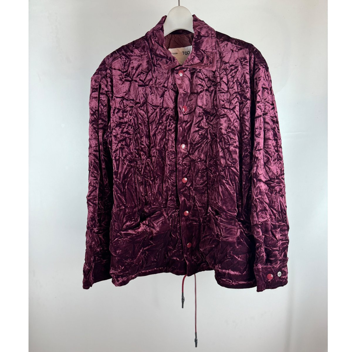 TOGA TOO / Velor jersey blouson | glitter ONL