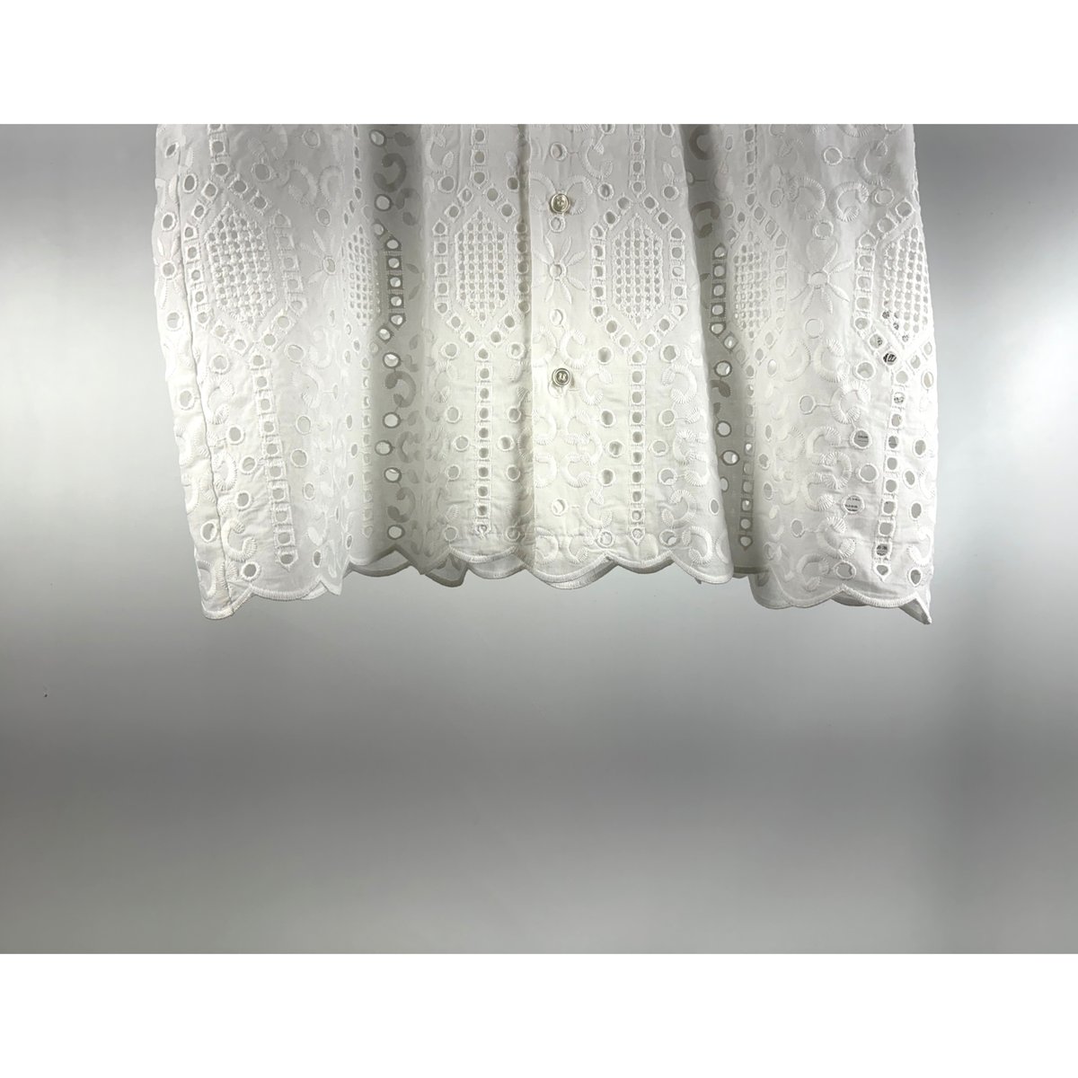 TOGA virilis /LACE S/S SHIRT | glitter ONLIN