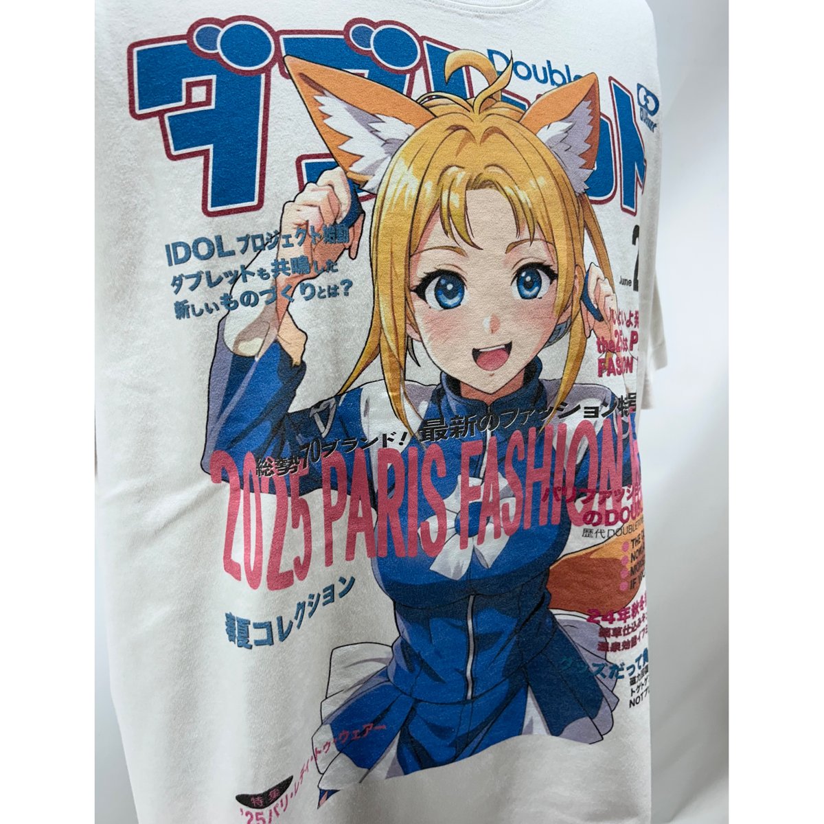 DOUBLET / ANIME PRINT T-SHIRT | glitter ONLIN DOUBLET / ANIME PRINT T-SHIRT | glitter ONLIN