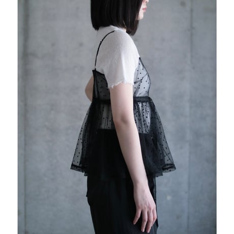 G.V.G.V.  / SHEER CAMI TOP