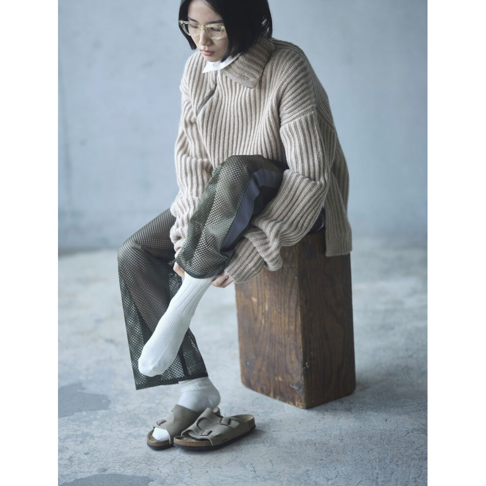 K3&Co ベロアパンツ K3&co. / LINE MESH PANTS | glitter ONLINE STORE