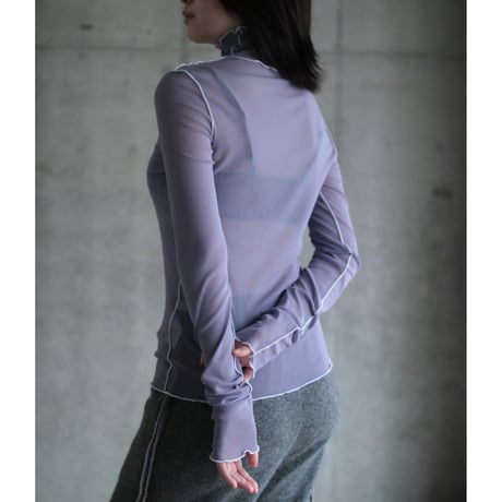 G.V.G.V.  / STRECH TULLE TOP