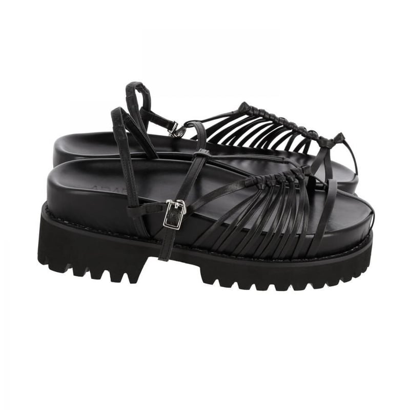G.V.G.V. /ASYMMETRY THIN STRAP SANDAL | glitter