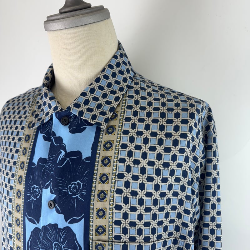 TOGA virilis / INNER PRINT SHIRTS | glitter ON