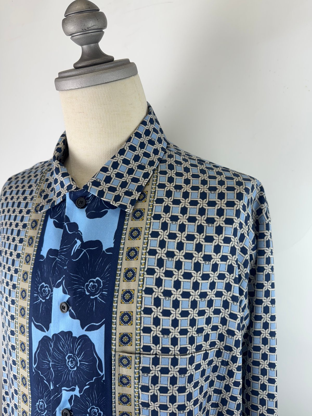TOGA virilis / INNER PRINT SHIRTS | glitter ON
