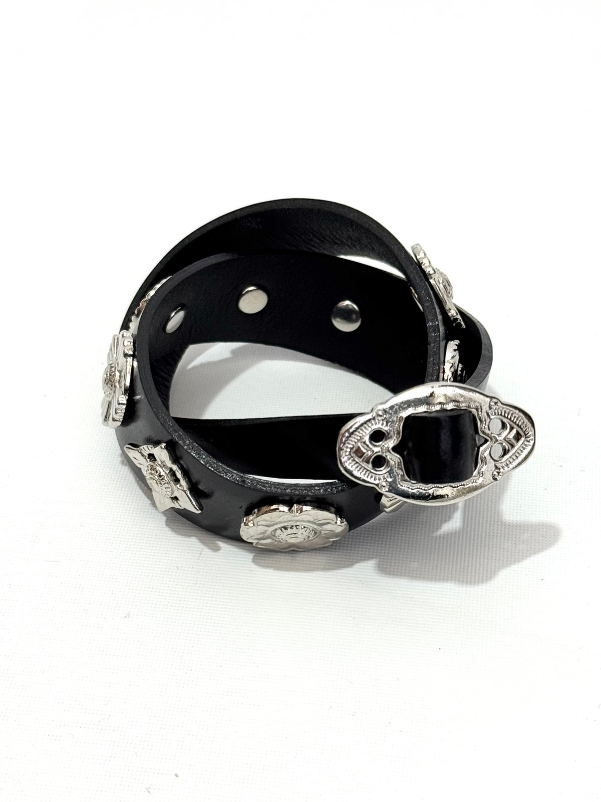 TOGA TOO /Double Leather Bangle | glitter ONL