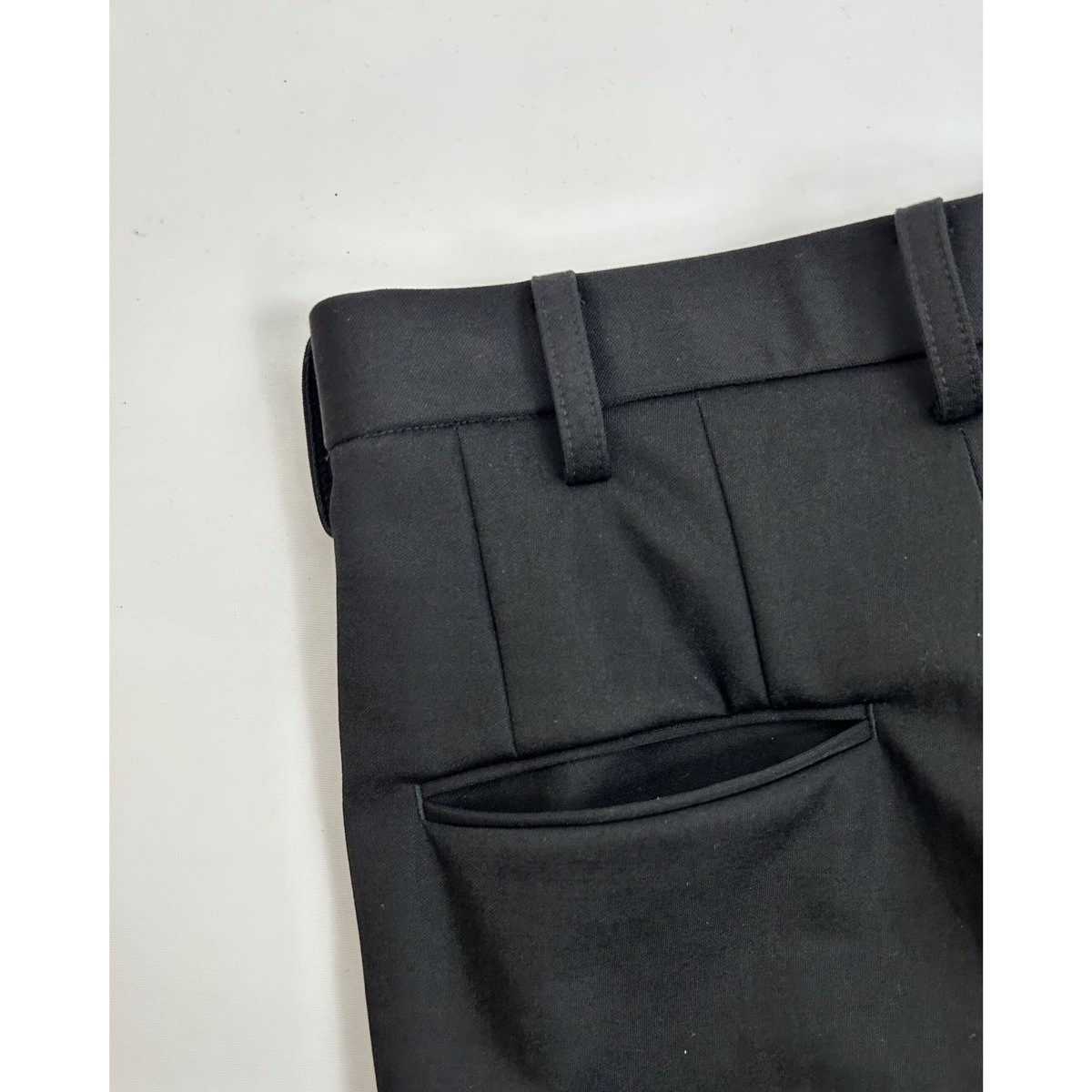 DOUBLET /RECYCL WOOL DAMAGED TROUSERS | glitter