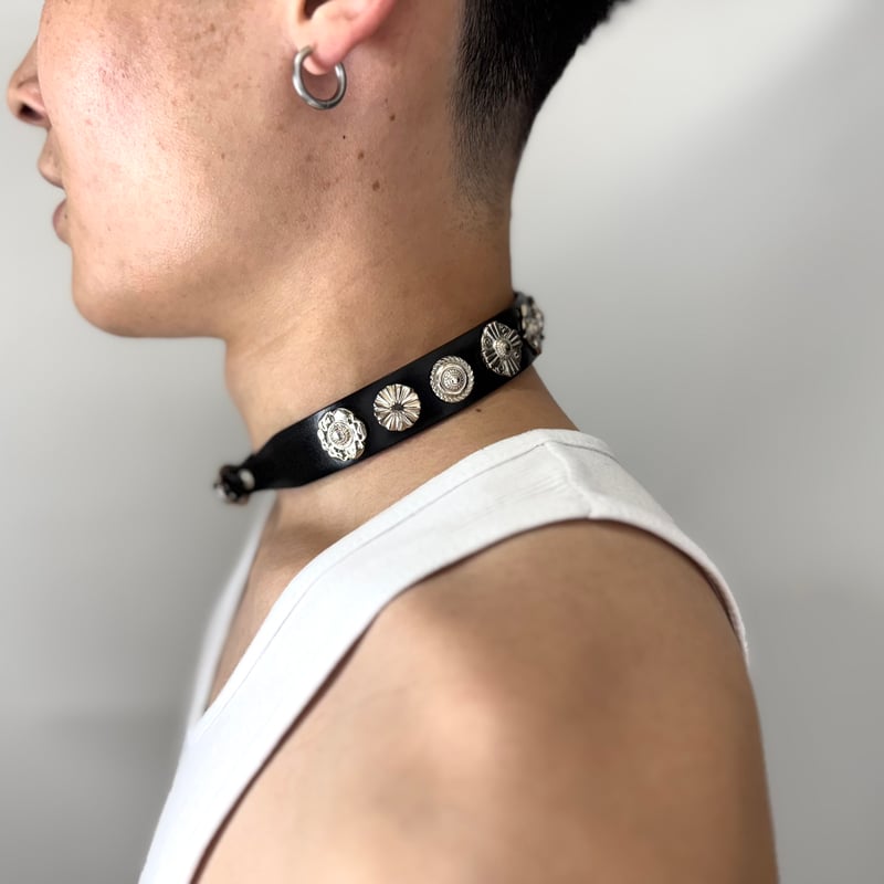 TOGA TOO /Double Leather Bangle | glitter ONL