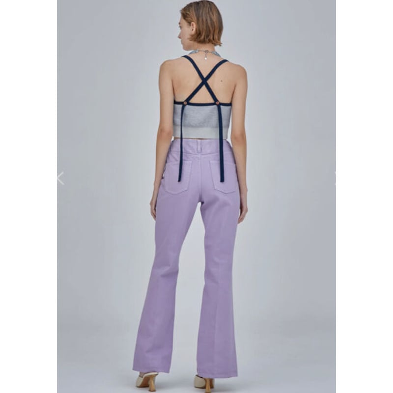 murral /Jelly knit bustier (Lavender gray) | g