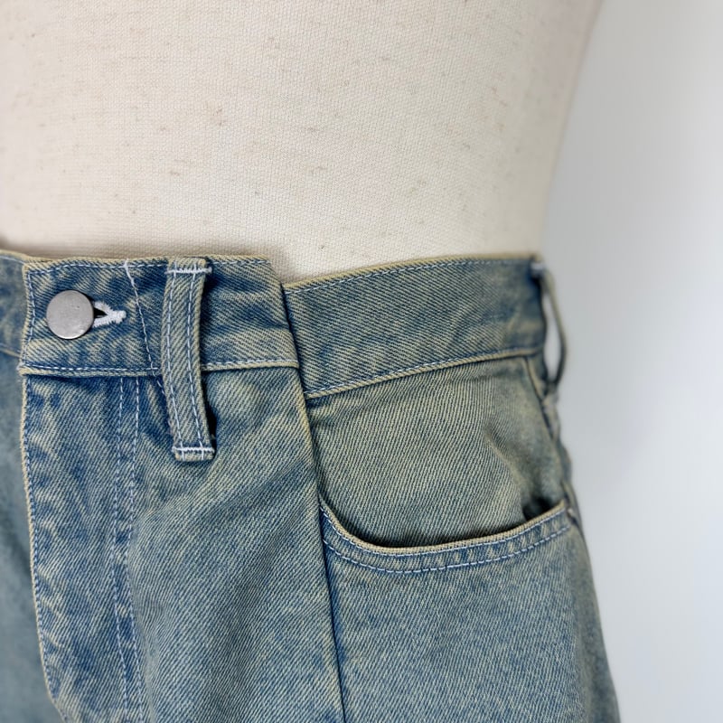 BASICKS / Folding Denim Trousers | glitter ONL
