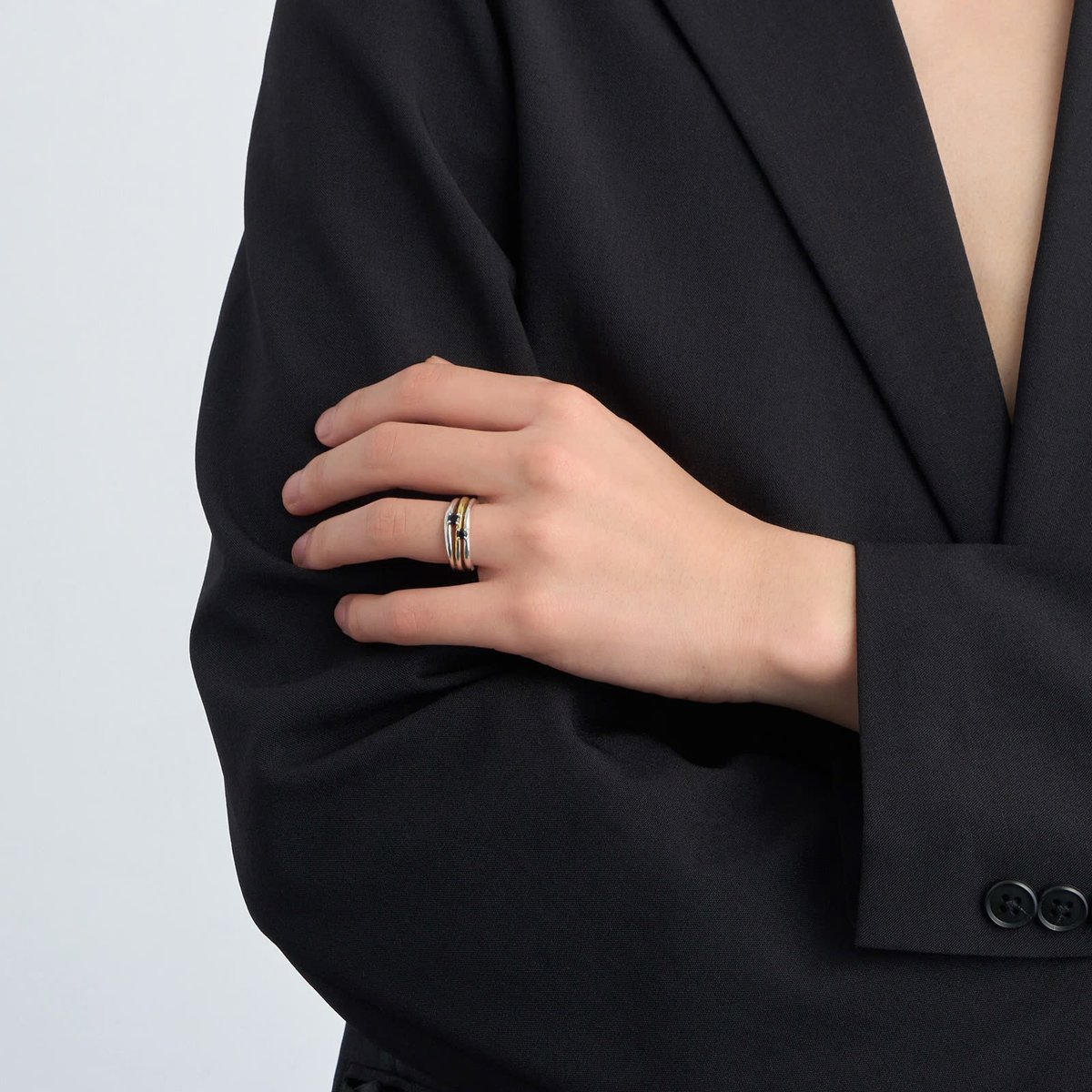 GARNI / Ripple Ring - COMBI | glitter ONLINE S