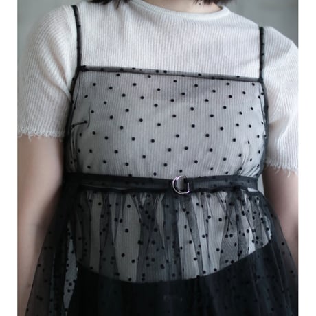G.V.G.V.  / SHEER CAMI TOP