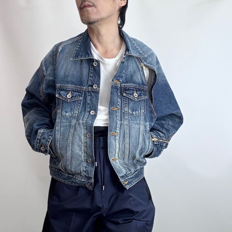 ジャケット・アウター doublet. Denim Jacket DOUBLET /FILLETED ZIP DENIM JACKET | glitter O