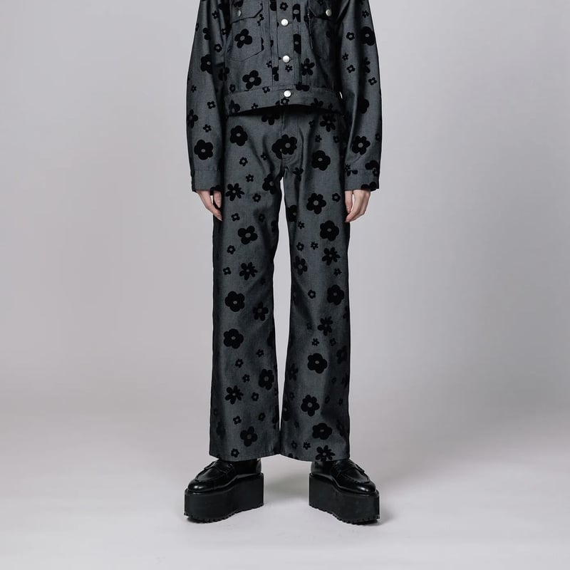NONTOKYO / FLOWER DENIM PANTS | glitter ONLINE