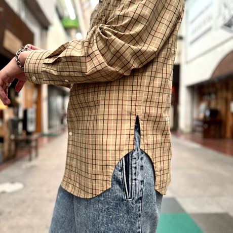 TOGA TOO / Cotton plaid shirt