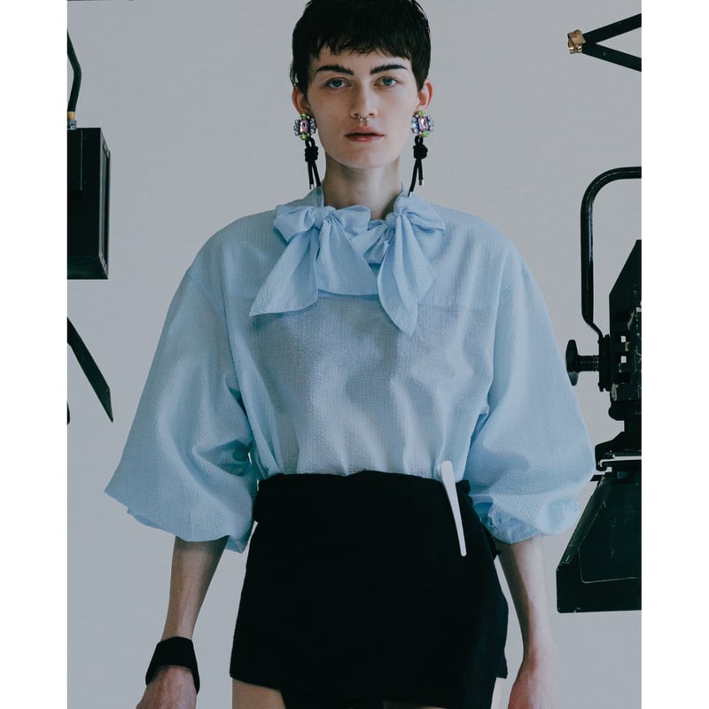 NONTOKYO / DOUBLE RIBBON SHIRT | glitter ONLIN