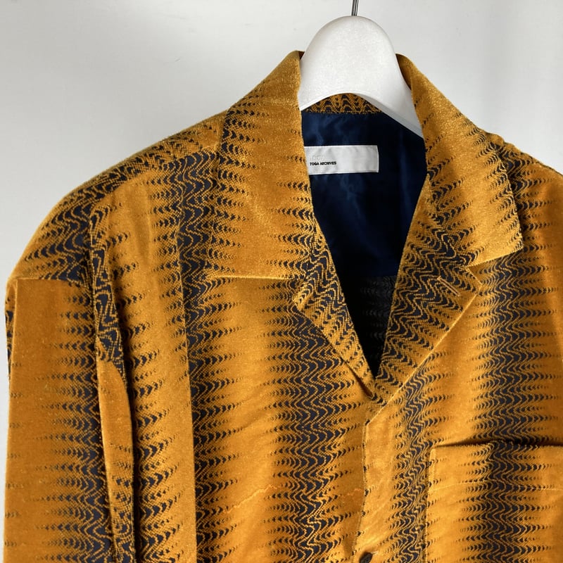 TOGAvirilis / FLOCKY PRINT SHIRT | glitter O