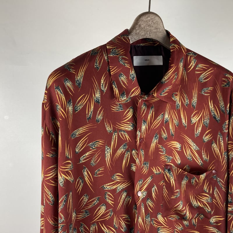 TOGA virilis/Inner print shirts /dark red | gli