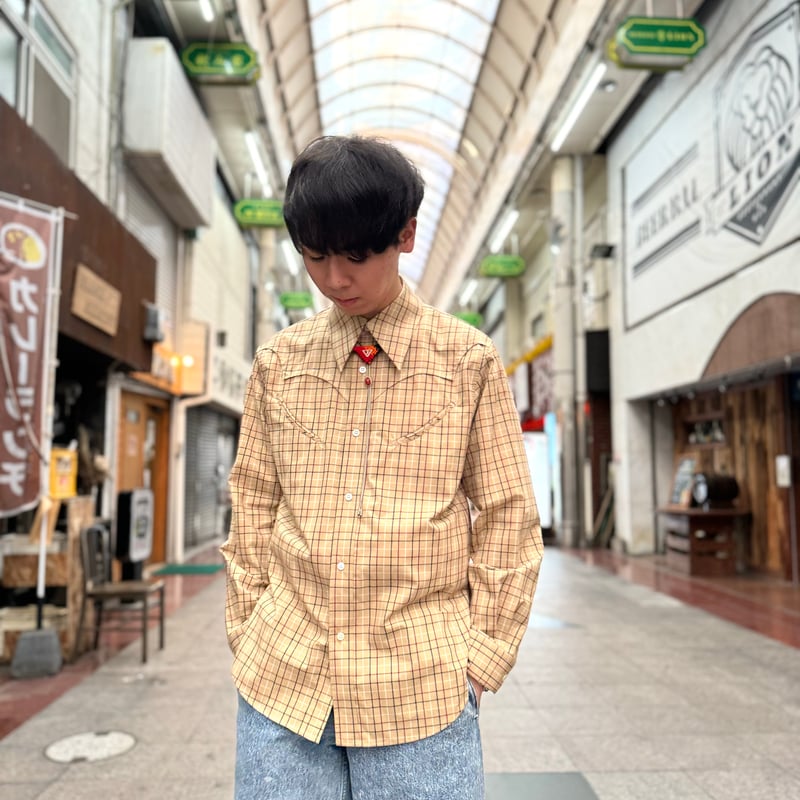 TOGA TOO / Cotton plaid shirt | glitter ONLINE