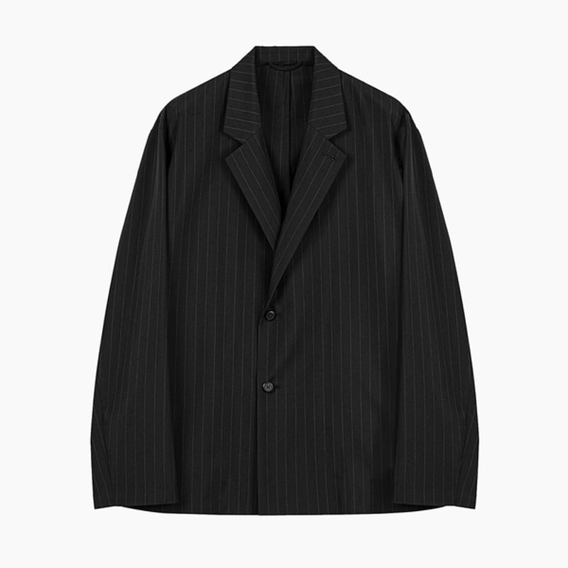 LADMUSICIAN / T/W POPLIN PINSTRIPE UNCONSTRUCTE