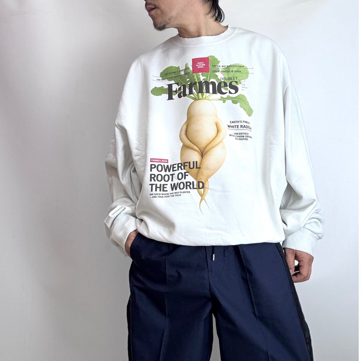 DOUBLET / FARMES MAGAZINE COVER SWEAT SHIRT | g