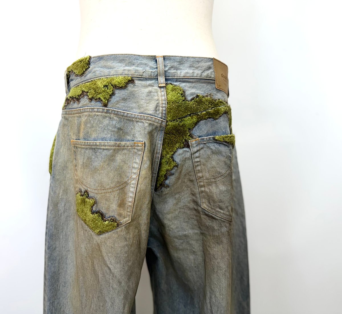 DOUBLET /MOSS-GROWN WOOD DENIM PANTS | glitter