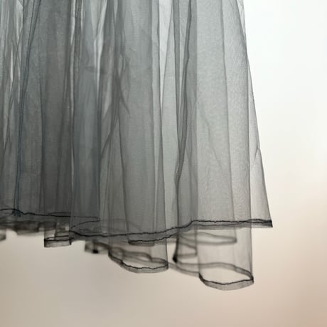 NONTOKYO　/  GATHER TULLE CAMISOLE ONE-PIECE