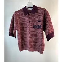 TOGA TOO  / LOGO KNIT POLO SHIRT