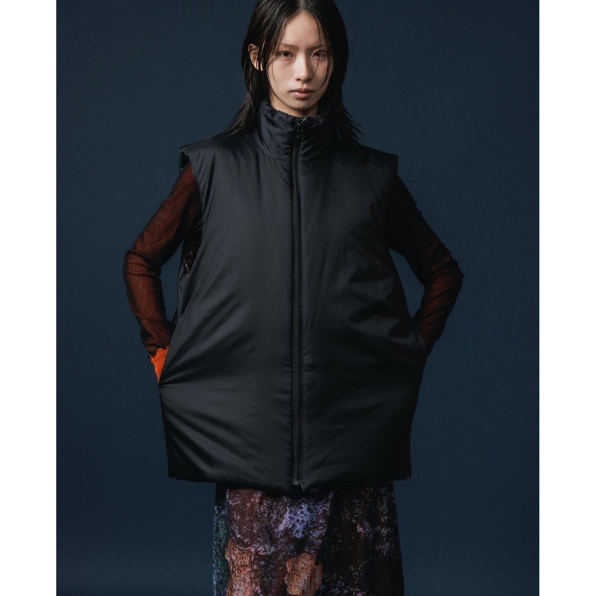 non tokyo REVERSIBLE BATTING VEST ダウンベスト NON TOKYO/ノントーキョー】REVERSIBLE DOWN VEST/リバースブルダウン
