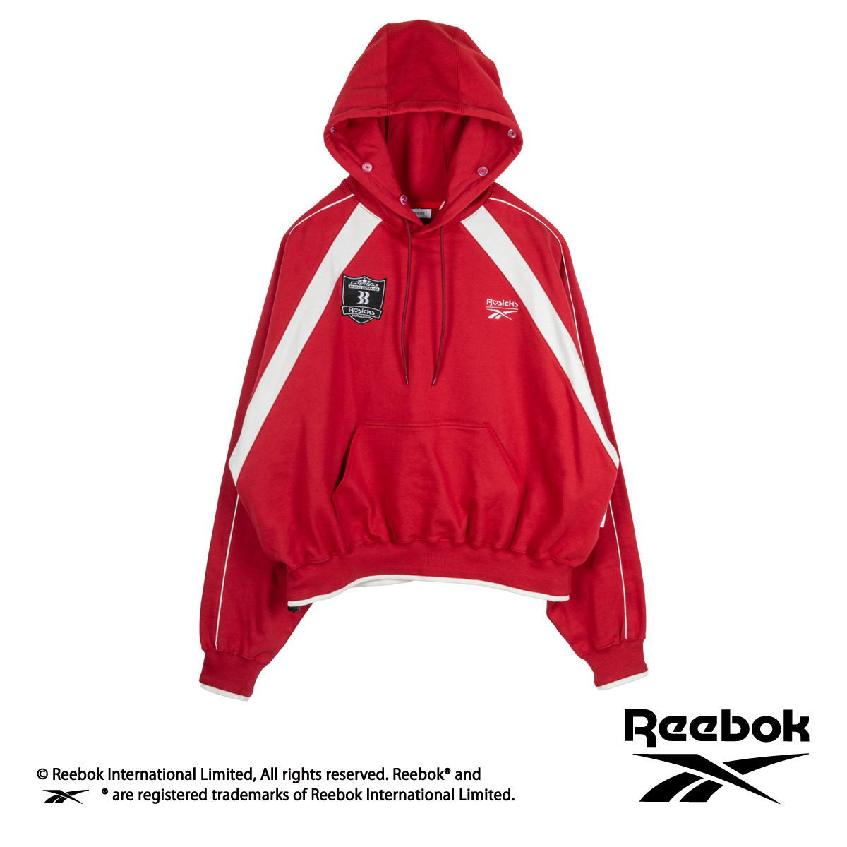 BASICKS / x Reebok Uniform Sweat Hoodier | glit