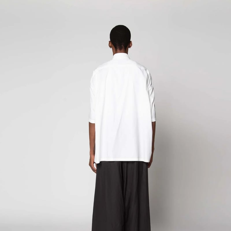 ポジャギ　127×67 オフホワイト　No.198 ワイシャツ 無地 無地 ホワイト ドビー CHOYA1886｜CHOYA SHIRT