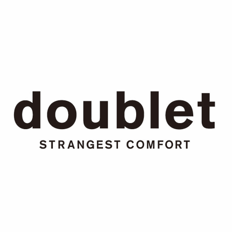 DOUBLET /RECYCL WOOL DAMAGED TROUSERS