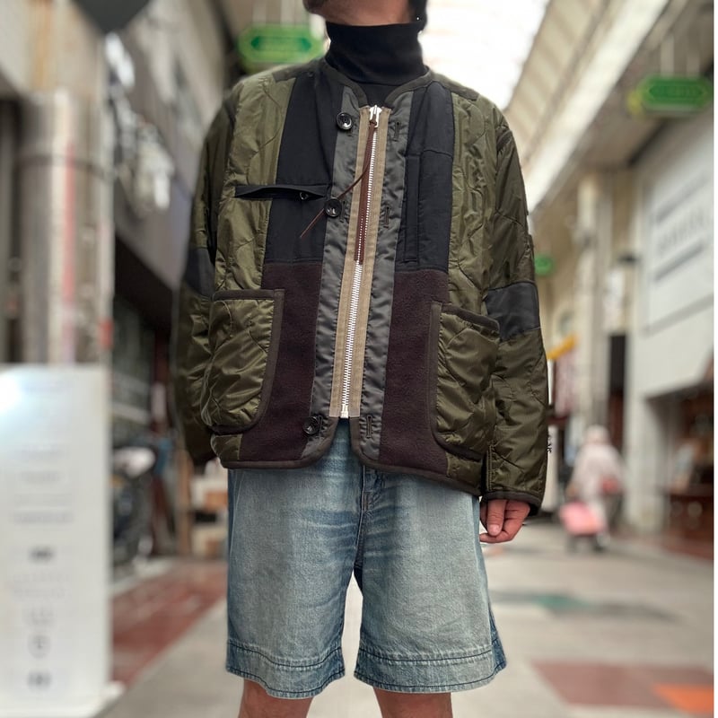 elephant TRIBAL fabrics ライナービッグブルゾン elephant TRIBAL fabrics ライナービッグブルゾン