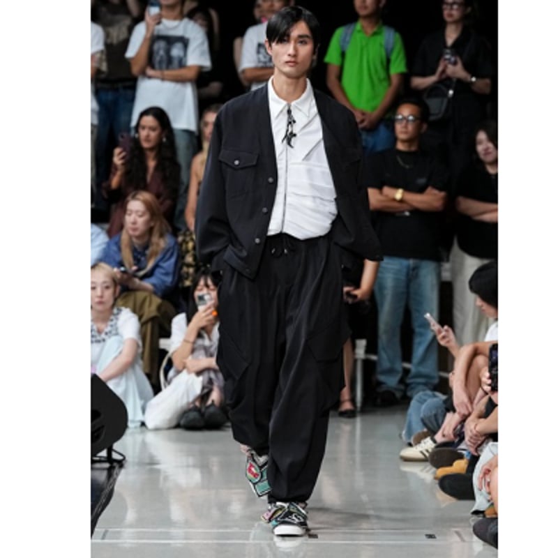 YOSHIO KUBO / YKS26501 COLLARLESS JACKET | glit