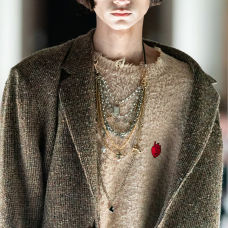 doublet  MAGNETIC “GO TO HELL” NECKLACE doublet/ダブレット MAGNETIC 