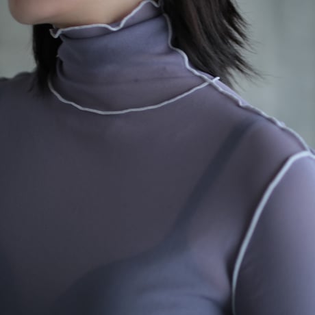G.V.G.V.  / STRECH TULLE TOP