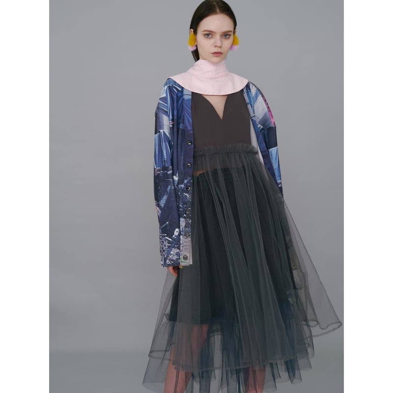 NONTOKYO / GATHER TULLE CAMISOLE ONE-PIECE | g