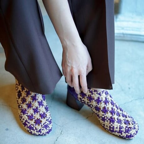 G.V.G.V.  /TOE MESHED PUMPS(BEIGE)