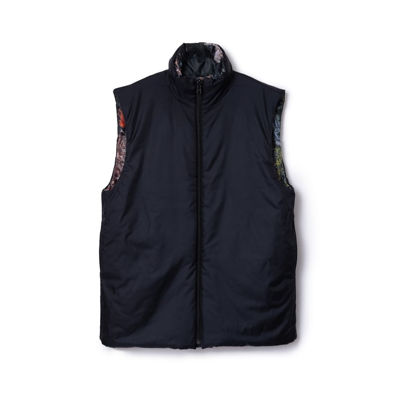 NONTOKYO / REVERSIBLE PADDING VEST | glitter O