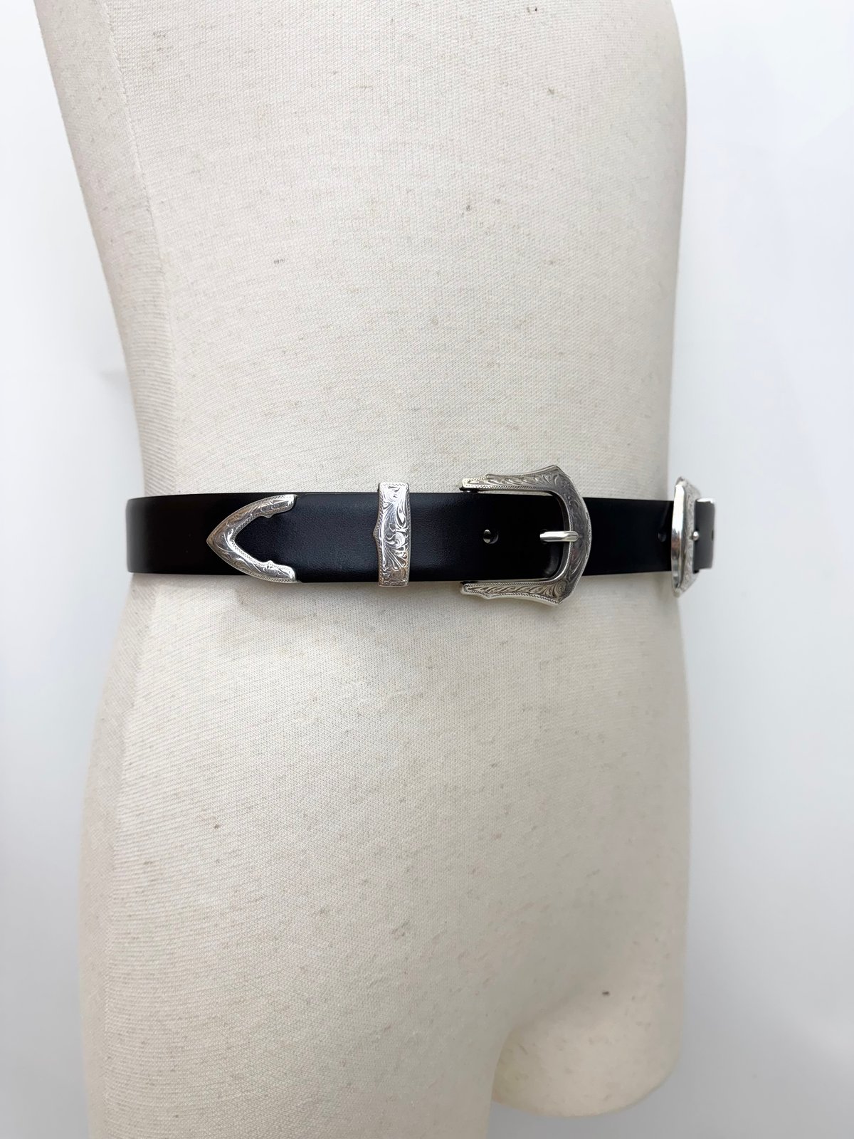 小物 Toga too DOUBLE BUCKLE BELT TOGA TOO / Double buckle wide belt | glitter