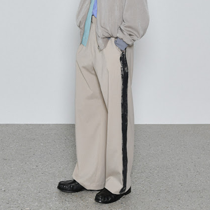 soe READY TO WEAR / Hand Painted Side Line Tro