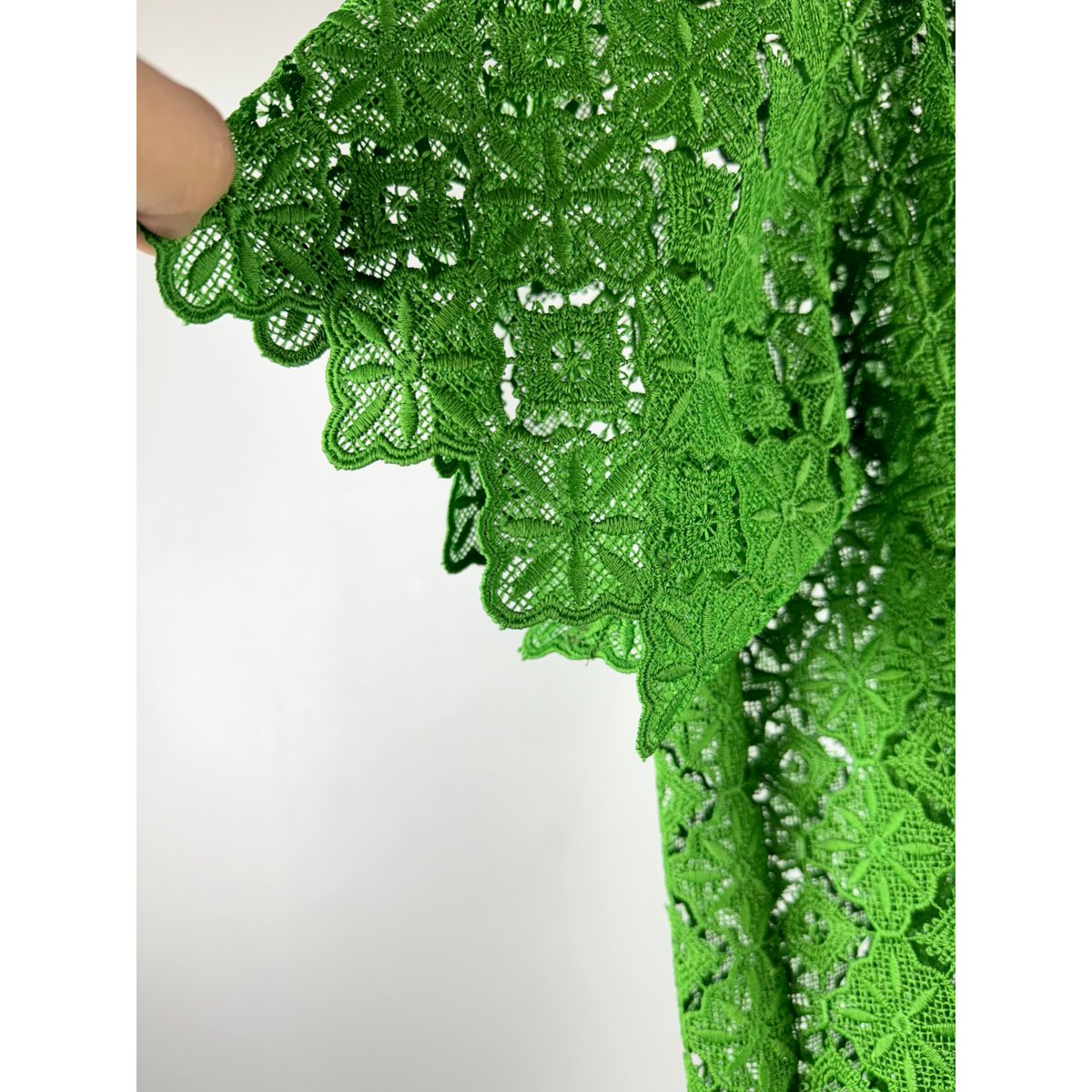 トップス TOGA Virilis /LACE S/S SHIRT TOGA VIRILIS(トーガ ビリリース)のLace S/S shirt GREENの通販