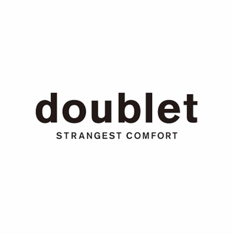 DOUBLET /EXHAUST STAINED HOODIE