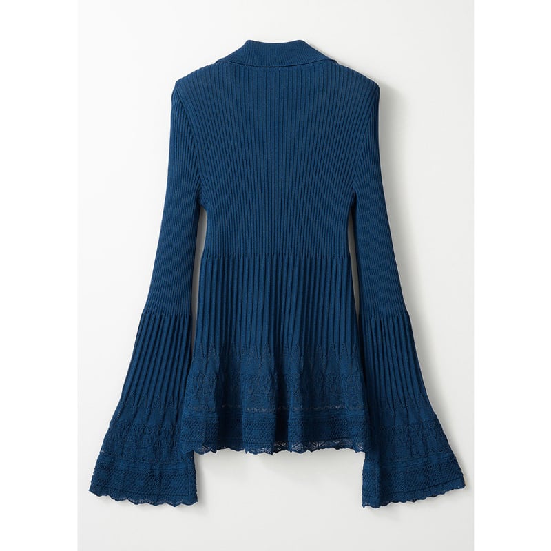 murral /Emerge flower knit shirt cardigan | gl
