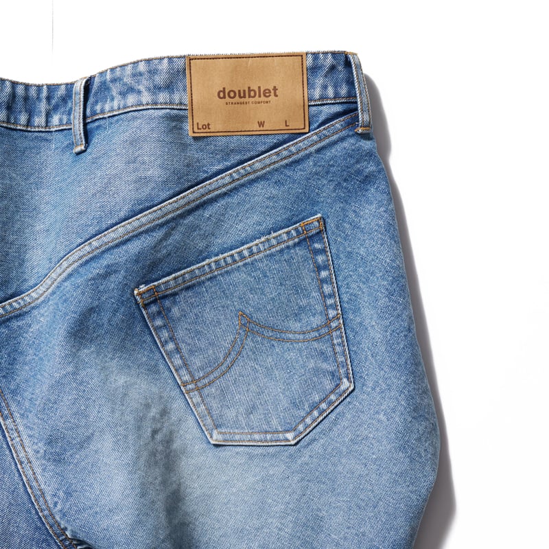 パンツ doublet DISTORTED CUTTING DENIM PANTS doublet】DISTORTED CUTTING DENIM PANTS - Amanojak.
