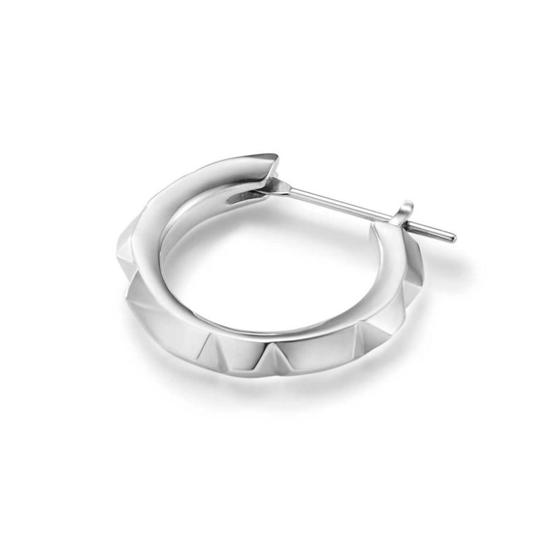 GARNI Clash Hoop Pierce - L シルバー GARNI / Clash Hoop Pierce - L | glitter ONLINE