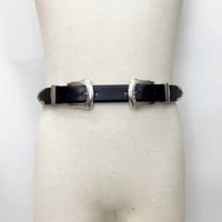 TOGA TOO  /  Double buckle wide belt