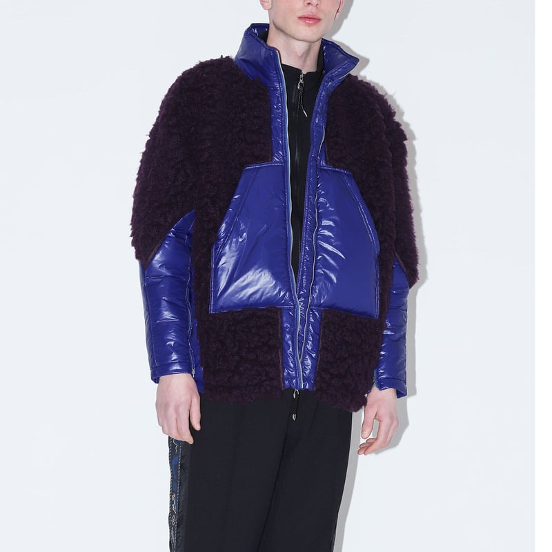 TOGA virilis / BOA NYLON BLOUSON | glitter O...