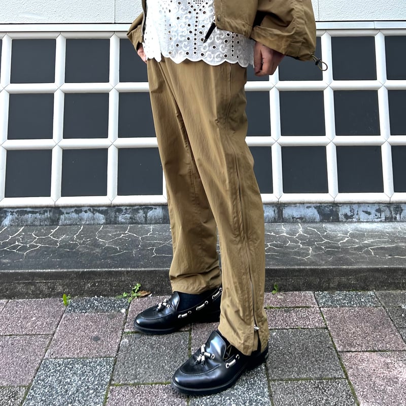 TOGA virilis / NYLON TAFFTA PANTS | glitter ON